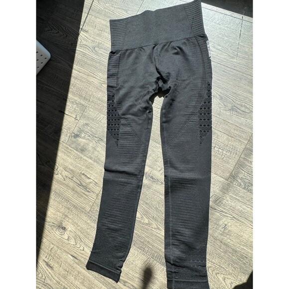 Gymshark Pants - Gymshark Woman's Leggings XS High Rise Compression Stretch Active Yoga Black